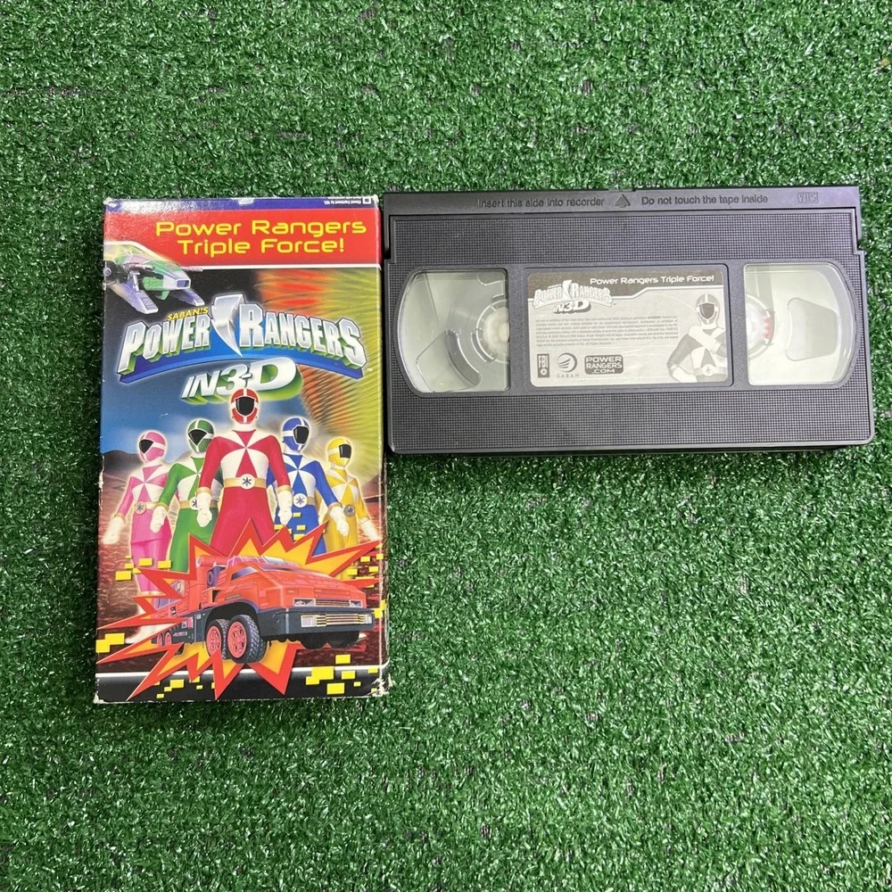 Power Rangers in 3D Triple Force! Lightspeed‎ Rescue VHS Rare 2000